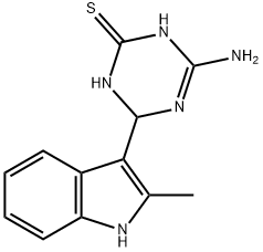 1142208-73-8 4-amino-6-(2-methyl-1H-indol-3-yl)-1,6-dihydro-1,3,5-triazine-2-thiol