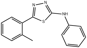 337310-77-7 5-(2-メチルフェニル)-N-フェニル-1,3,4-チアジアゾール-2-アミン