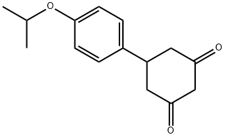 5-(4-异丙氧芬基)环己烷-1,3-二酮 结构式