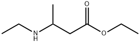 3-(エチルアミノ)ブタン酸エチル 化学構造式