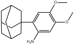 [2-(1-adamantyl)-4,5-dimethoxyphenyl]amine Struktur