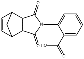 2-(1,3-二氧代-1,3,3A,4,7,7A-六氢-2H-4,7-甲氧基异吲哚-2-基)苯甲酸, 298682-50-5, 结构式