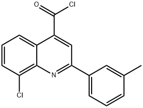 8-chloro-2-(3-methylphenyl)quinoline-4-carbonyl chloride|8-氯-2-(3-甲基苯基)喹啉-4-甲酰氯