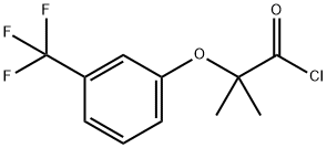 2-methyl-2-[3-(trifluoromethyl)phenoxy]propanoyl chloride|2-甲基-2-[3-(三氟甲基)苯氧基]丙醇基氯化物