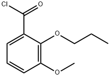 3-甲氧基-2-丙氧基苯甲酰氯,23966-84-9,结构式