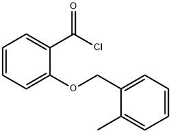 2-[(2-methylbenzyl)oxy]benzoyl chloride Structure