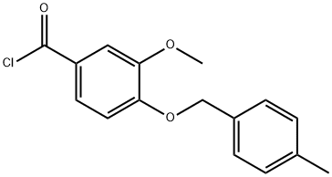 3-methoxy-4-[(4-methylbenzyl)oxy]benzoyl chloride