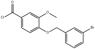 4-[(3-bromobenzyl)oxy]-3-methoxybenzoyl chloride|4-[(3-溴苄基)氧基]-3-甲氧基苯甲酰氯