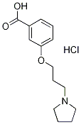 3-(3-Pyrrolidin-1-yl-propoxy)-benzoic acidhydrochloride Structure