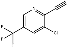 3-Chloro-2-ethynyl-5-(trifluoromethyl)pyridine Struktur