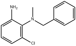 N~2~-benzyl-3-chloro-N~2~-methyl-1,2-benzenediamine Struktur