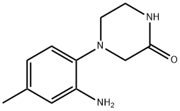 4-(2-Amino-4-methylphenyl)-2-piperazinone|