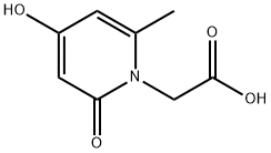 (4-Hydroxy-6-methyl-2-oxo-2H-pyridin-1-yl)-acetic acid Structure
