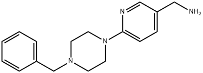 [6-(4-Benzyl-1-piperazinyl)-3-pyridinyl]-methanamine|