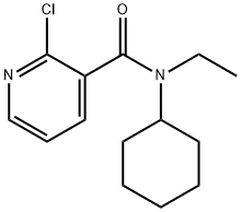2-Chloro-N-cyclohexyl-N-ethylnicotinamide,1016760-14-7,结构式