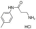 3-Amino-N-(4-methylphenyl)propanamidehydrochloride 结构式