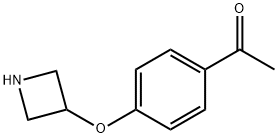 1-[4-(3-Azetidinyloxy)phenyl]-1-ethanone Structure