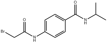 4-[(2-Bromoacetyl)amino]-N-isopropylbenzamide Struktur