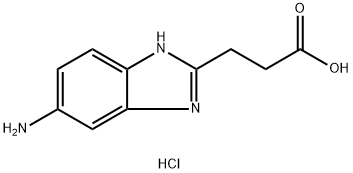 3-(5-Amino-1H-benzoimidazol-2-yl)-propionic aciddihydrochloride Structure