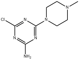 4-Chloro-6-(4-methyl-1-piperazinyl)-1,3,5-triazin-2-amine|