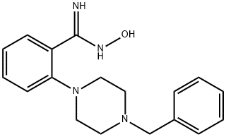 2-(4-Benzyl-1-piperazinyl)-N'-hydroxybenzenecarboximidamide Structure