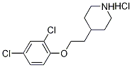 4-[2-(2,4-Dichlorophenoxy)ethyl]piperidinehydrochloride Structure