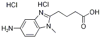 4-(5-Amino-1-methyl-1H-benzoimidazol-2-yl)-butyric acid dihydrochloride Structure