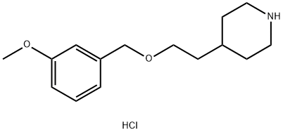 4-{2-[(3-Methoxybenzyl)oxy]ethyl}piperidinehydrochloride Structure