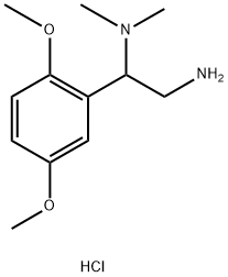 1-(2,5-Dimethoxy-phenyl)-N*1*,N*1*-dimethyl-ethane-1,2-diamine dihydrochloride 化学構造式