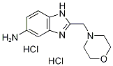 2-Morpholin-4-ylmethyl-1H-benzoimidazol-5-ylaminedihydrochloride Structure