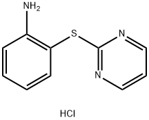 [2-(嘧啶-2-基硫代)苯基]胺盐酸盐 结构式