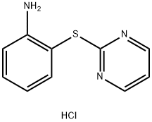 2-(pyrimidin-2-ylthio)aniline Structure