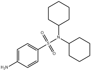 benzenesulfonamide, 4-amino-N,N-dicyclohexyl-,294885-76-0,结构式