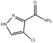 4-氯-1H-吡唑-5-甲酰胺,33064-37-8,结构式