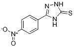 5-(4-硝基苯基)-1,2-二氢-1,2,4-三唑-3-硫酮, , 结构式