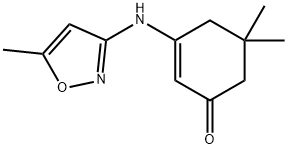 2-cyclohexen-1-one, 5,5-dimethyl-3-[(5-methyl-3-isoxazolyl 化学構造式