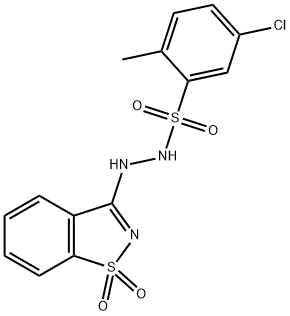 benzenesulfonic acid, 5-chloro-2-methyl-, 2-(1,1-dioxido-1 Struktur