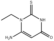 6-氨基-1-乙基-2-硫基亚甲基-嘧啶-4-酮 结构式