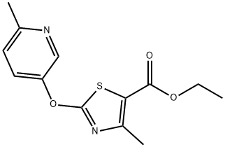 5-thiazolecarboxylic acid, 4-methyl-2-[(6-methyl-3-pyridin|4-甲基-2-[(6-甲基吡啶-3-基)氧基]-1,3-噻唑-5-甲酸乙酯