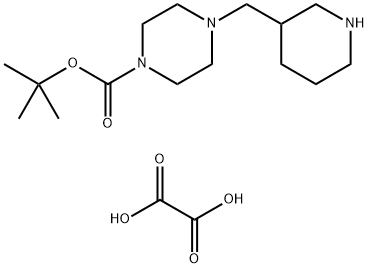 1-piperazinecarboxylic acid, 4-(3-piperidinylmethyl)-, 1,1,1332530-17-2,结构式