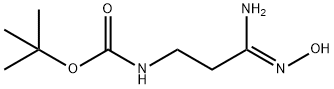 tert-Butyl [(3Z)-3-amino-3-(hydroxyimino)propyl]-carbamate Structure