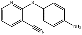2-[(4-Aminophenyl)sulfanyl]nicotinonitrile 结构式