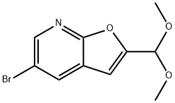 5-Bromo-2-(dimethoxymethyl)furo[2,3-b]pyridine|