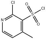 2-Chloro-4-methyl-pyridine-3-sulfonyl chloride, 1208081-91-7, 结构式