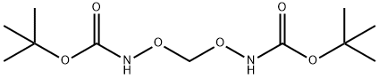 Di-tert-butyl [methylenebis(oxy)]biscarbamate Struktur