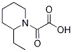 (2-乙基哌啶-1-基)(氧代)乙酸, , 结构式
