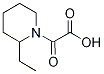 (2-乙基哌啶-1-基)(氧代)乙酸,,结构式