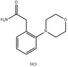 2-(Morpholin-4'-yl)phenylacetamide hydrochloride Structure