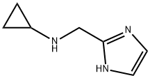 N-(1H-咪唑基-2-基甲基)环丙胺二盐酸盐 结构式