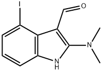 2-(Dimethylamino)-4-iodo-1H-indole-3-carbaldehyde|